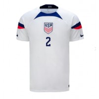 Camiseta Estados Unidos Sergino Dest #2 Primera Equipación Mundial 2022 manga corta